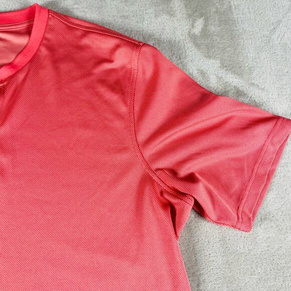 Croft and Borrow Polo Shirt Men's Large Pink Quick Dry Performance Lightweight - Picture 3 of 10